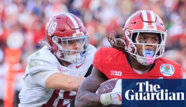 College Football Playoff: Indiana hand Alabama worst ever bowl loss to join Oregon in last four | College football