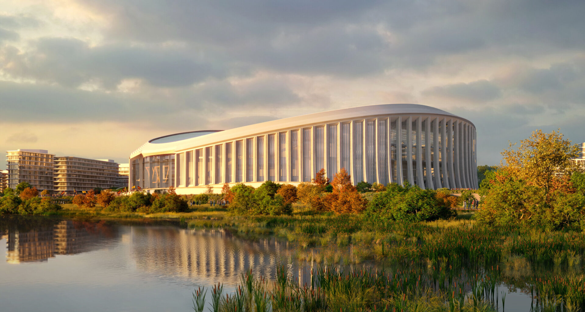 Federal planning commission likes what it sees in the new RFK Stadium design