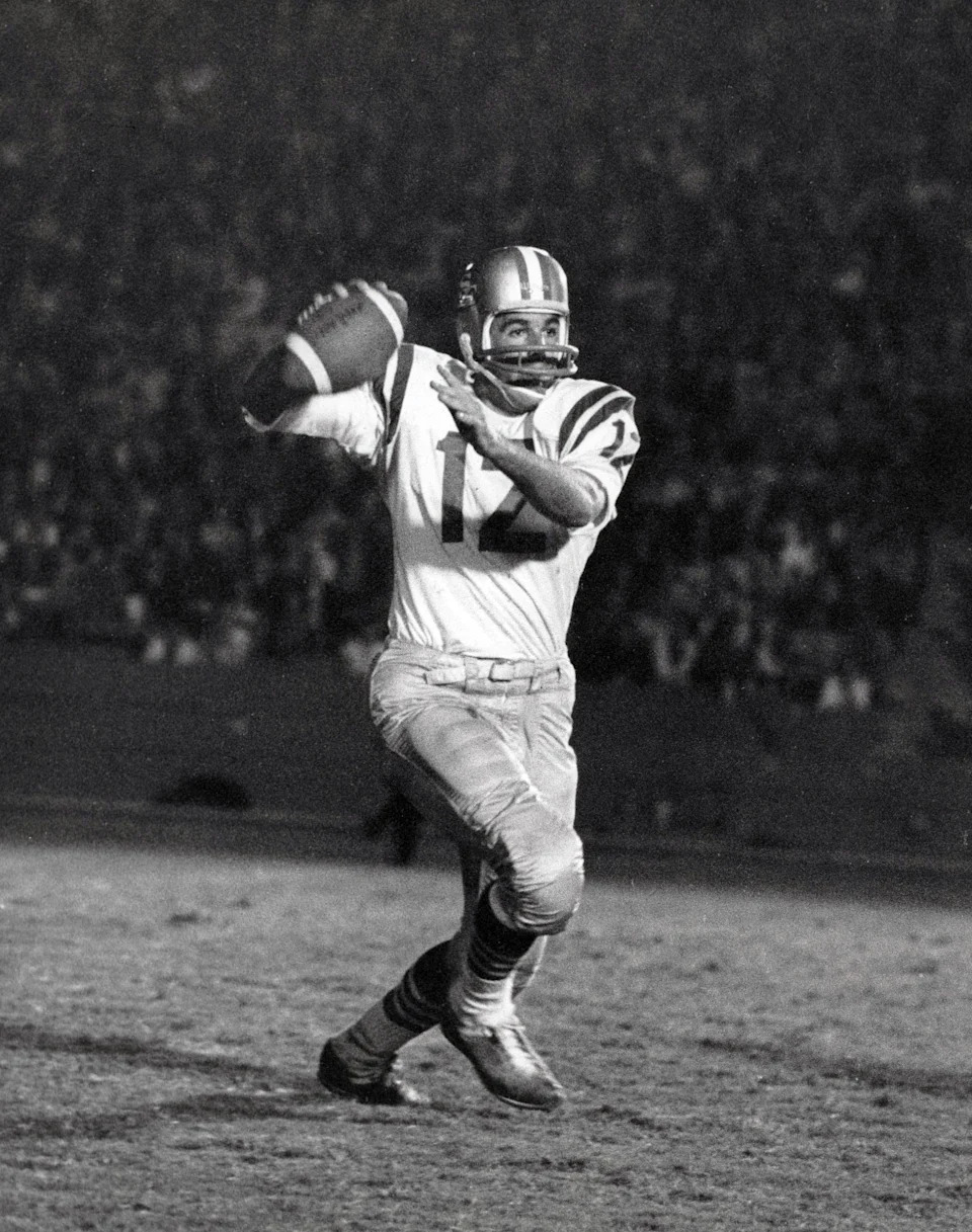 San Francisco 49ers quarterback John Brodie.