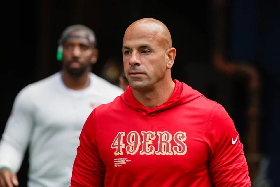 San Francisco 49ers defensive coordinator Robert Saleh