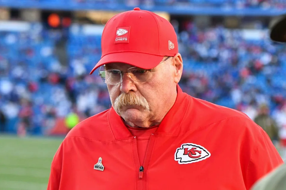 Kansas City Chiefs head coach Andy Reid during an NFL gameMark Konezny-Imagn Images