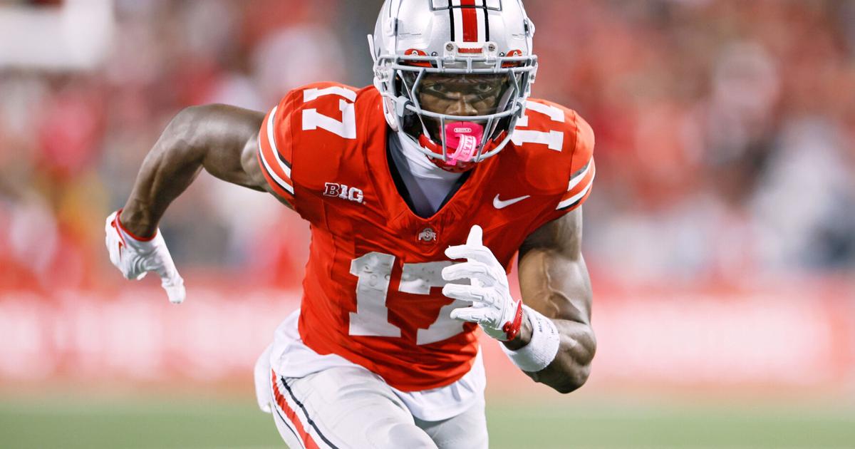 Ohio State's Carnell Tate declares for NFL draft after standout season | Football