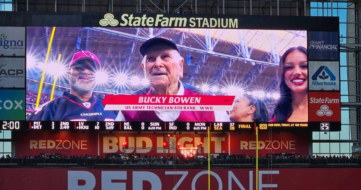 Bucky Bowen honored as Hero of the Game by NFL's Arizona Cardinals | Corning Observer