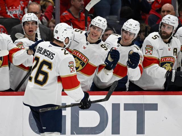Panthers rebound from an 8-goal loss to Carolina, beat Capitals 5-2 in Washington :: WRALSportsFan.com