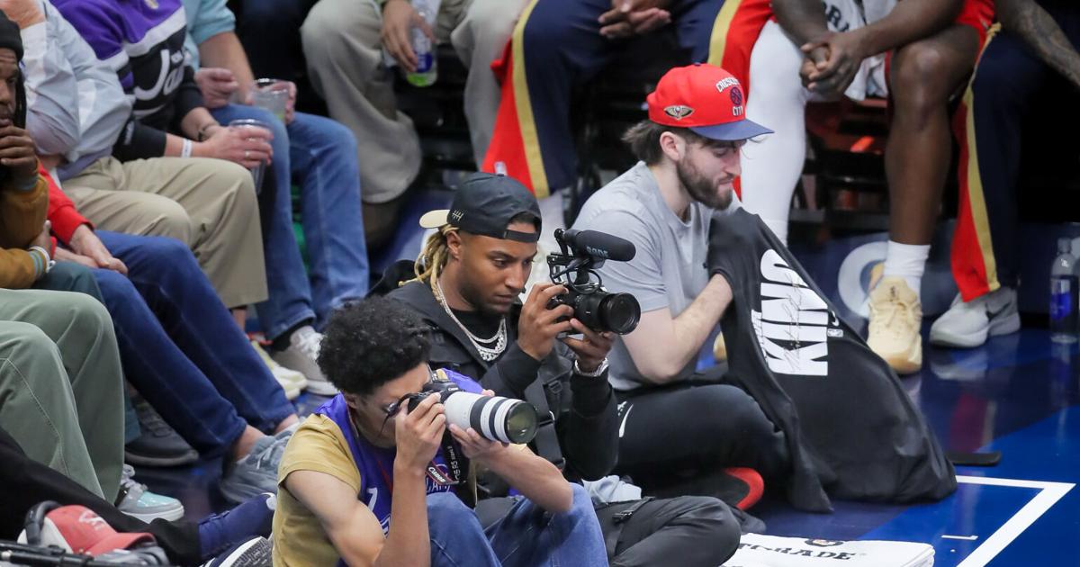 Saints' Justin Reid dives into photography at Pelicans game | Sports