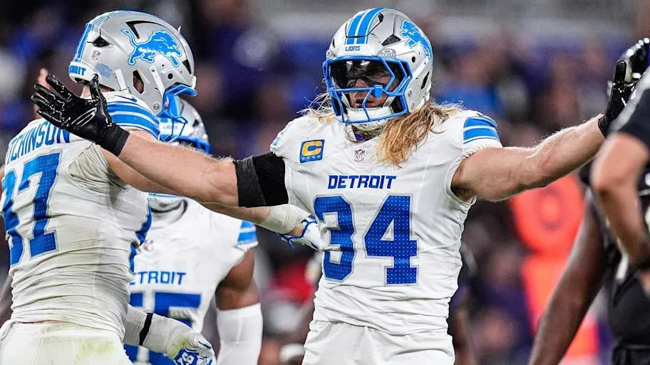 Detroit Lions linebacker Alex Anzalone