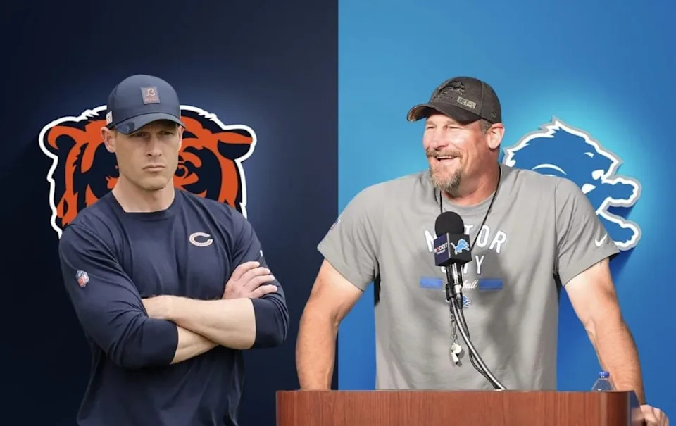 Dan Campbell Is Not Remotely Worried About Ben Johnson's Shenanigans Detroit Lions offensive coordinator search Bears coaching staff Ben Johnson poach Lions coach