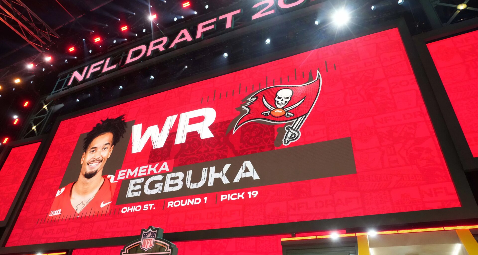 Order of selections for the NFC South in the 2026 NFL Draft