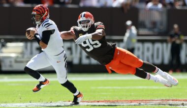 Joe Burrow 'not going to go out of my way' for Myles Garrett's record