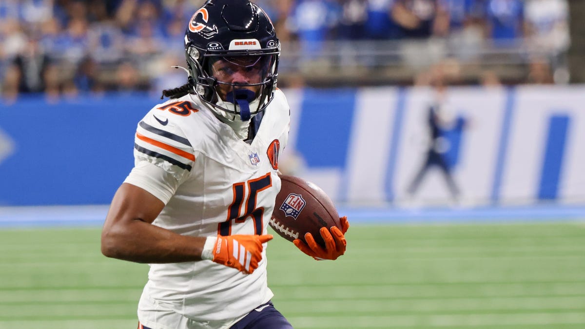 Is Bears WR playing vs. Lions?