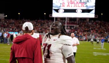 Alabama football lineman Kam Dewberry declares for 2026 NFL draft