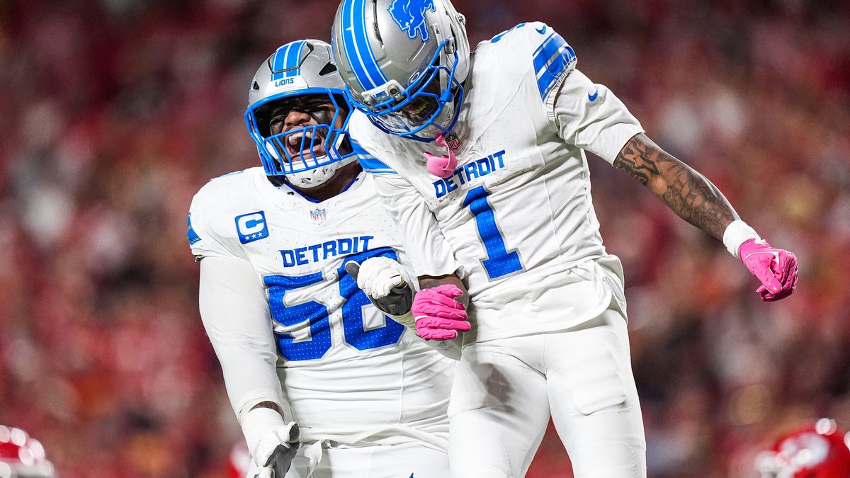 Detroit Lions OT Penei Sewell, LB Alex Anzalone out vs Bears