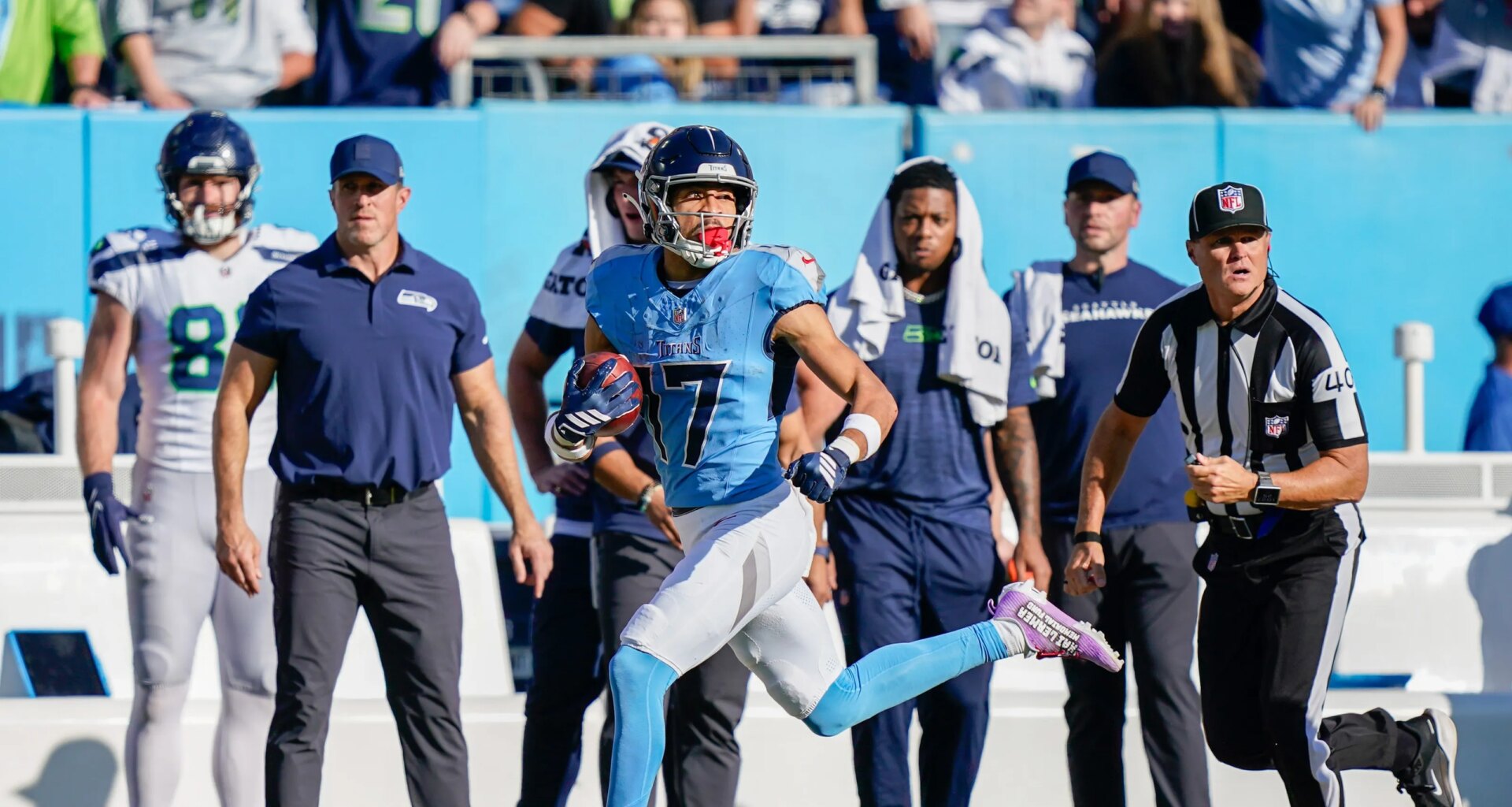 Titans' Chimere Dike named to The Athletic's 2025 All-Rookie Team