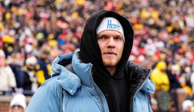 Detroit Lions star Aidan Hutchinson reacts to Kyle Whittingham hire