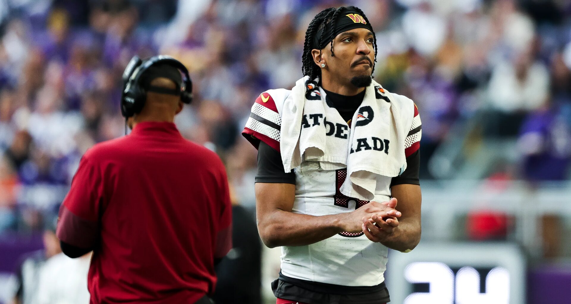 Jayden Daniels takes big fall in QB rankings