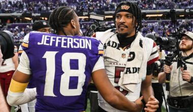 Jayden Daniels injury update, status vs. Eagles in Week 18