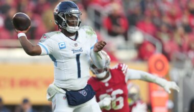 Titans' Cam Ward not a finalist for Offensive Rookie of the Year Award