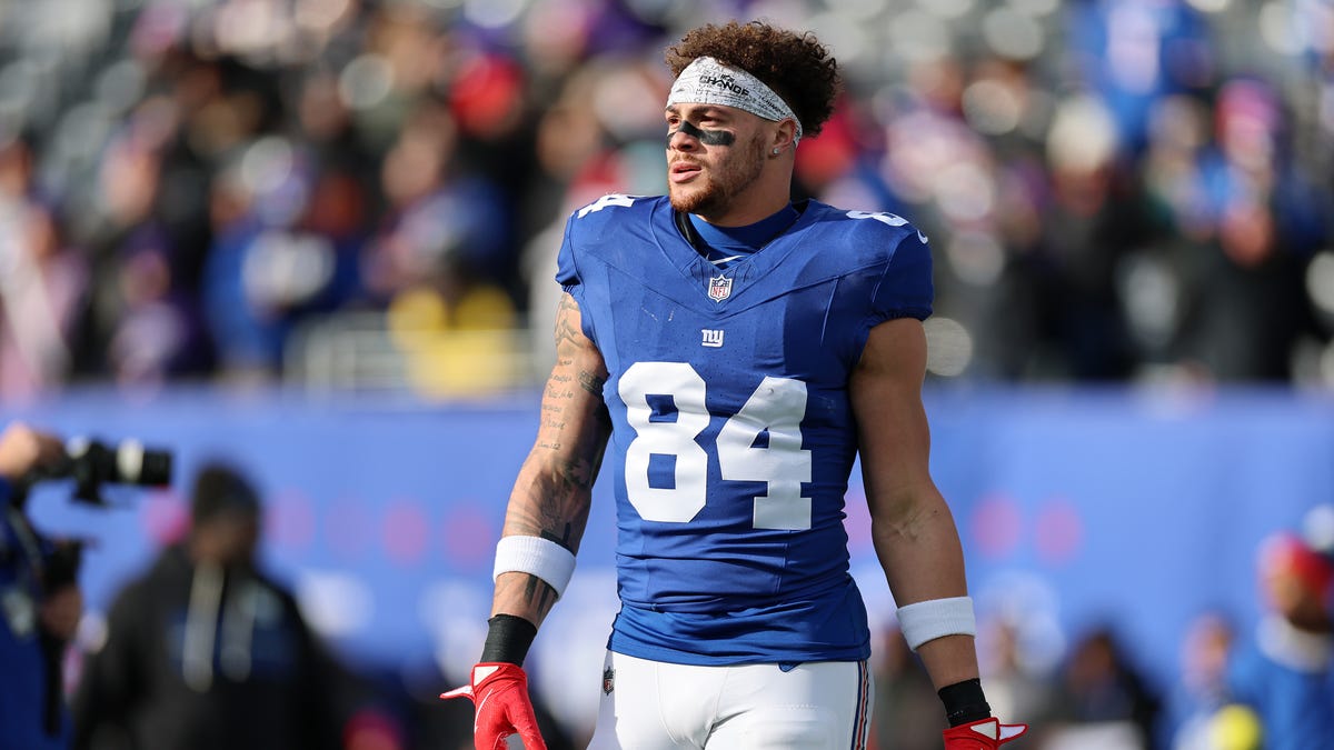 Giants' Theo Johnson appears at Knicks game after being ruled out: 'Not sick'