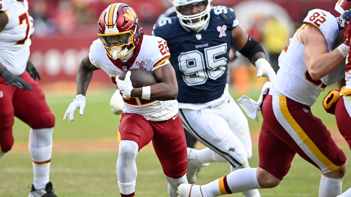 Commanders' Jacory Croskey-Merritt named Pepsi Rookie of the Week