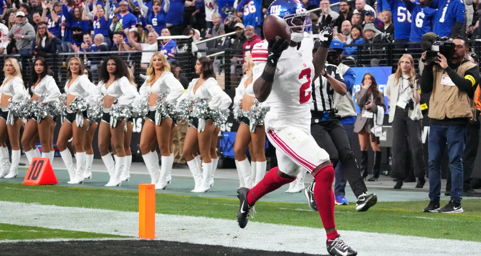 New York Giants' Deonte Banks received two All-Pro votes as returner