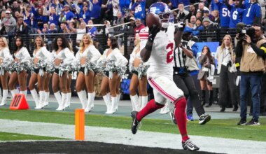 New York Giants' Deonte Banks received two All-Pro votes as returner