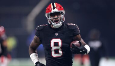 Drake London, Kyle Pitts limited