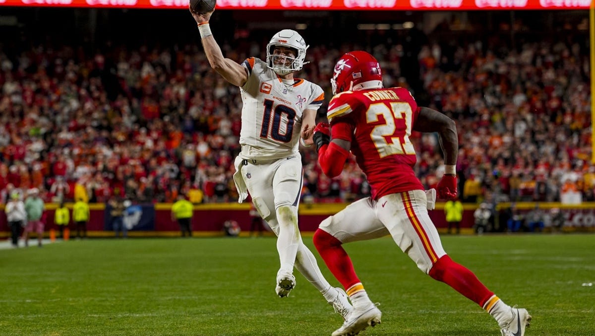 Bo Nix player props odds, tips and betting trends for Week 18