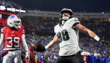 Dallas Goedert injury update, status vs. Commanders in Week 18
