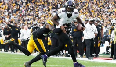 Lamar Jackson participates in Wednesday's practice ahead of Week 18