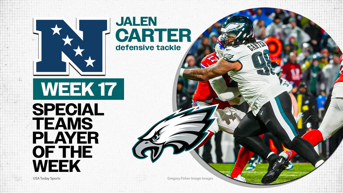 Jalen Carter named NFC Special Teams Player of the Week