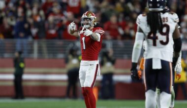 Ricky Pearsall injury update, status vs. Seahawks in Week 18