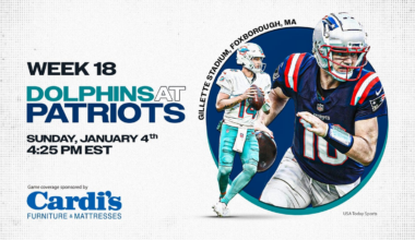 Where to watch Patriots vs. Dolphins today: TV channel, live stream