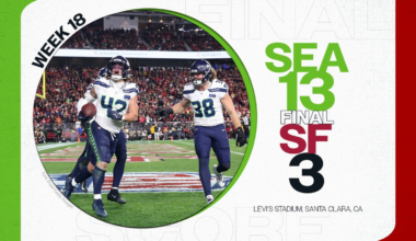 top Seattle numbers from Week 18