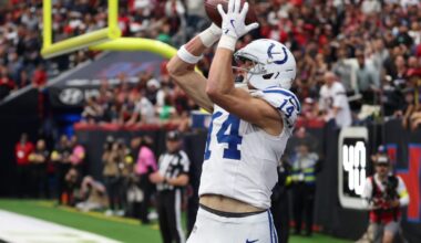WR Alec Pierce ejected from Colts vs. Texans NFL Week 18 game