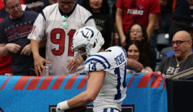 Alec Pierce ejected in Colts vs. Texans Week 18 game