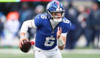New York Giants' Jaxson Dart ranked in bottom-third of NFL quarterbacks