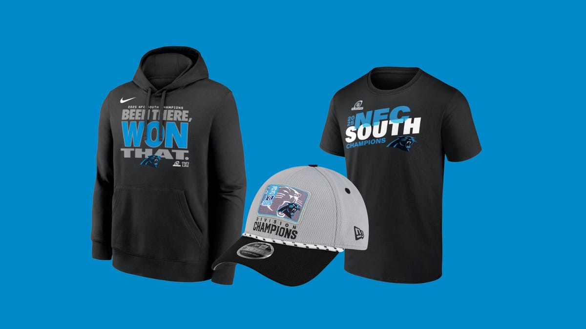 How to buy Carolina Panthers NFC South champion gear, shirt, hat, more