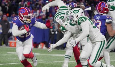 Full highlights from the Bills' 35-8 win over the Jets in Week 18