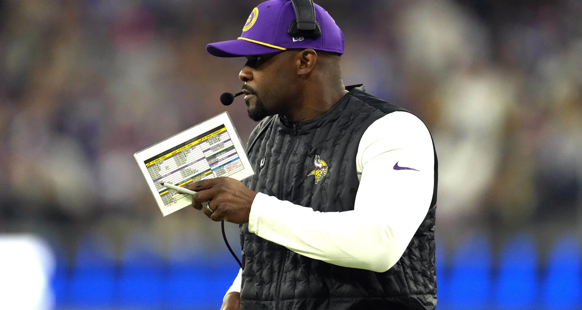 Seeking to interview Vikings DC Brian Flores