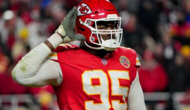 Chiefs star Chris Jones reacts to DC search