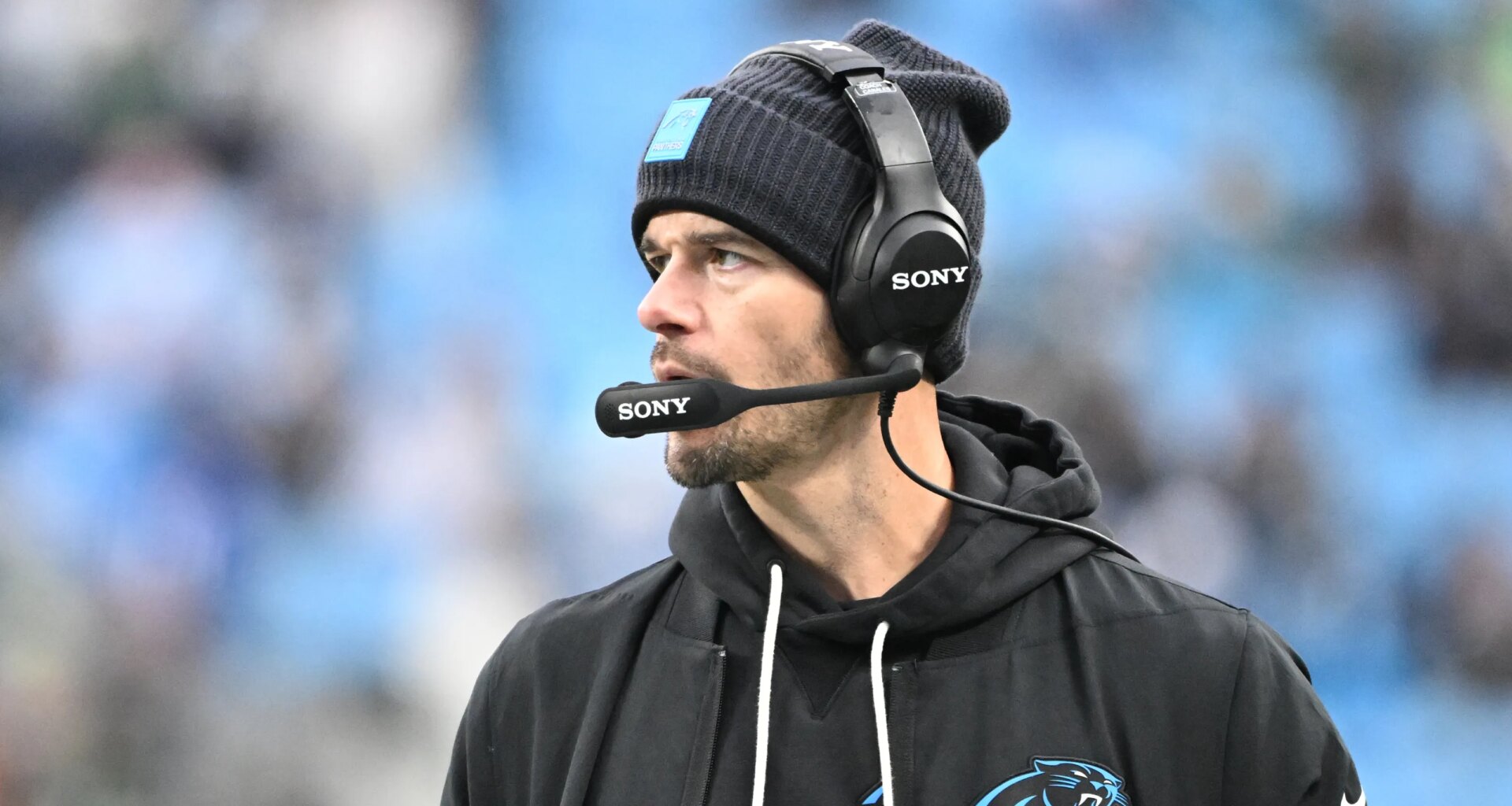 Panthers HC Dave Canales is asked if he'll relinquish play-calling