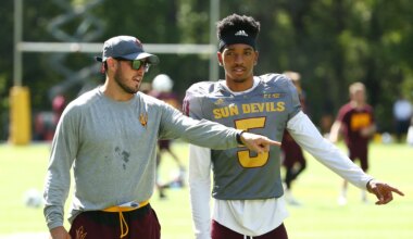 Panthers' Mike Bercovici coached Jayden Daniels