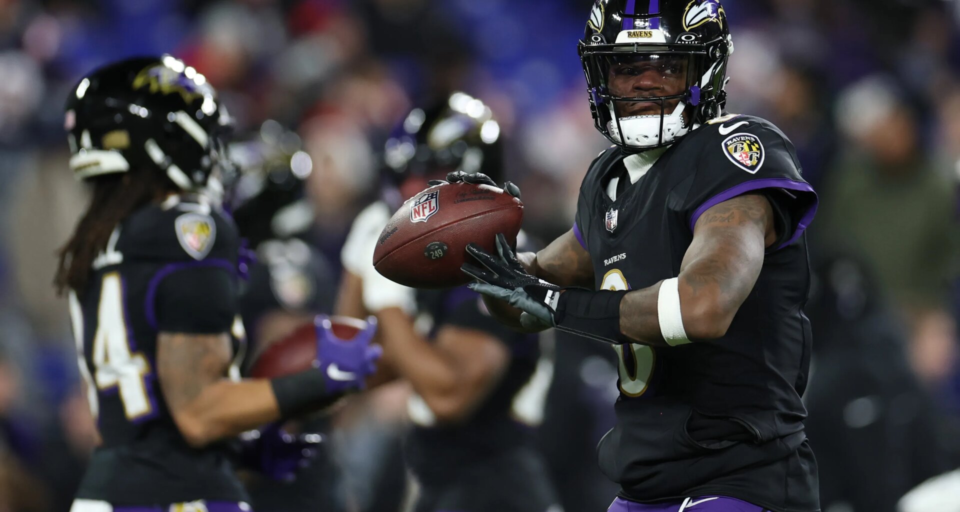 Where Ravens offensive players ranked in NFL this season