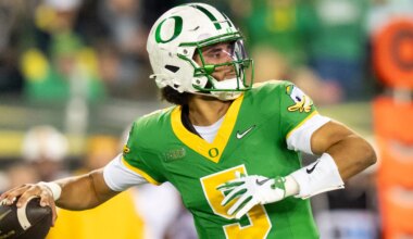 Dante Moore Rejects New York Jets, NFL to Stay With Oregon Ducks