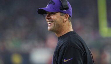 Where do John Harbaugh, Mike McDaniel land?