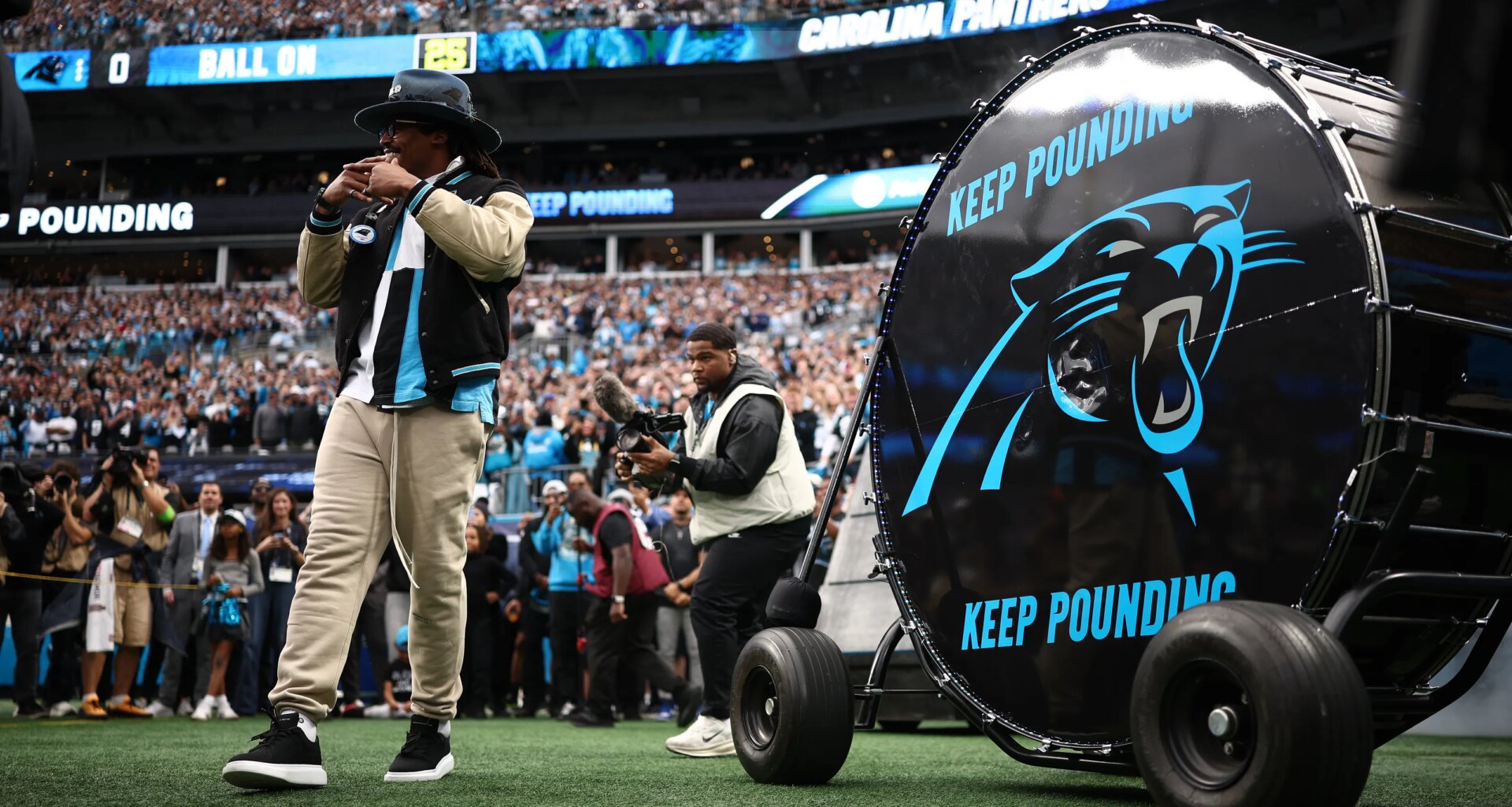 Panthers great Cam Newton opens up about his emotional return to Carolina