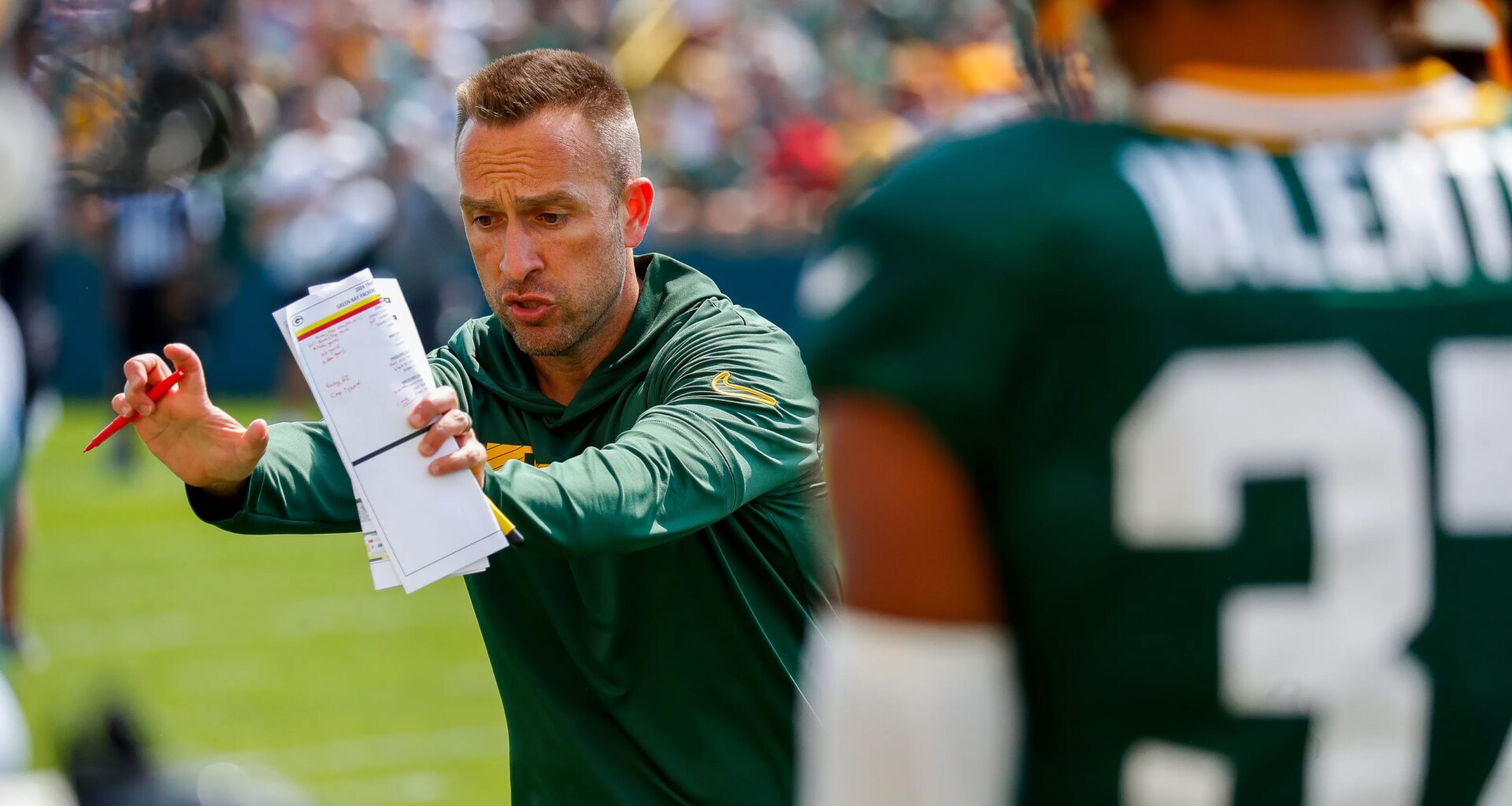 Jeff Hafley interviews for head coach