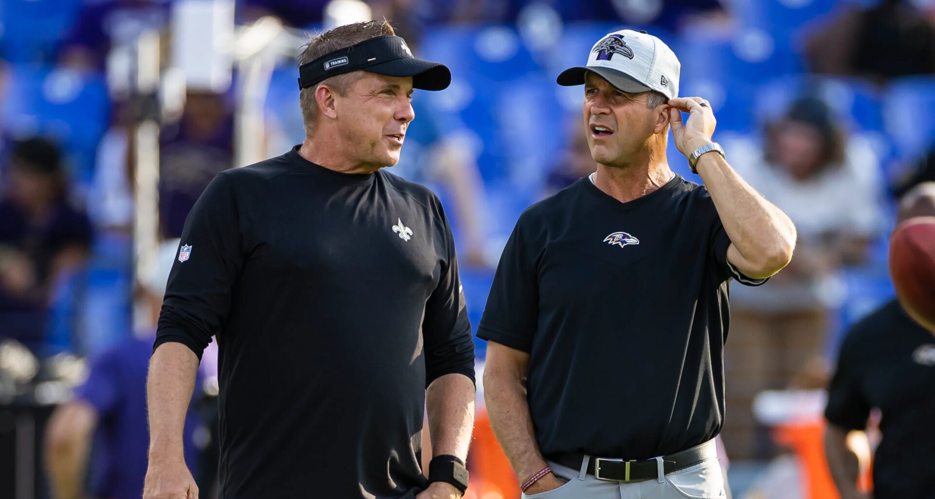 Sean Payton reacts to Giants hiring John Harbaugh