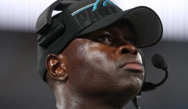 What draft picks would the Panthers receive if DC Ejiro Evero is hired as a HC?