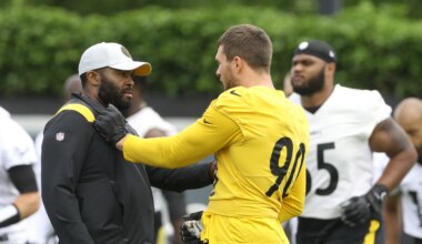 Steelers OLB coach Denzel Martin interviews with Cowboys